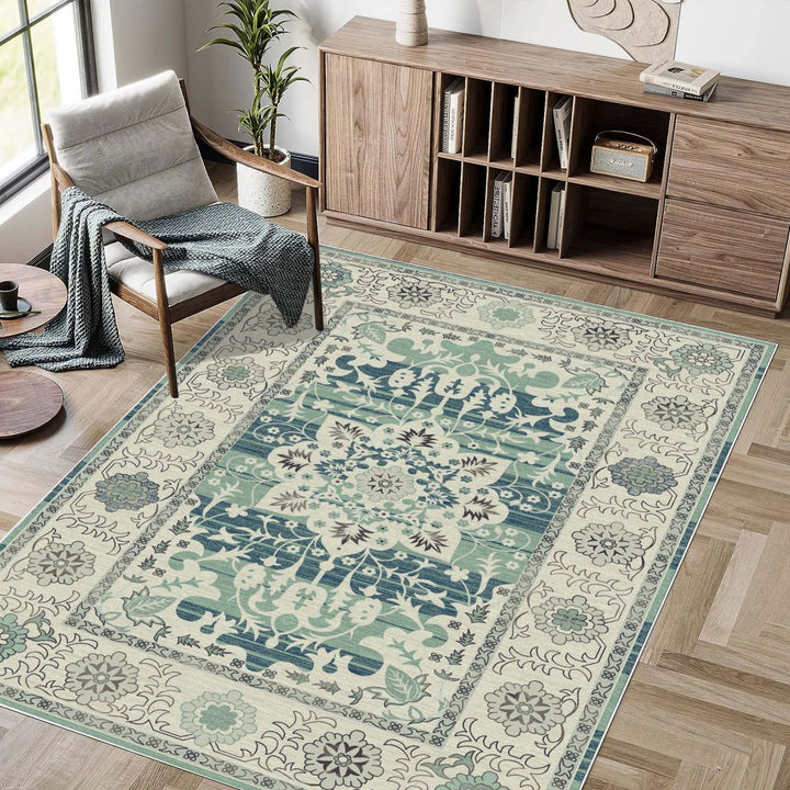 Vintage Persian Pattern Area Rug