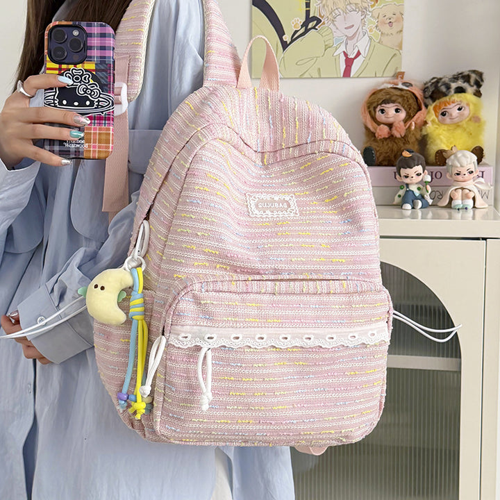 Textured Casual Backpack Stornfield