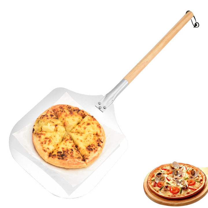 wooden handled long-reach aluminum pizza peel Stornfield