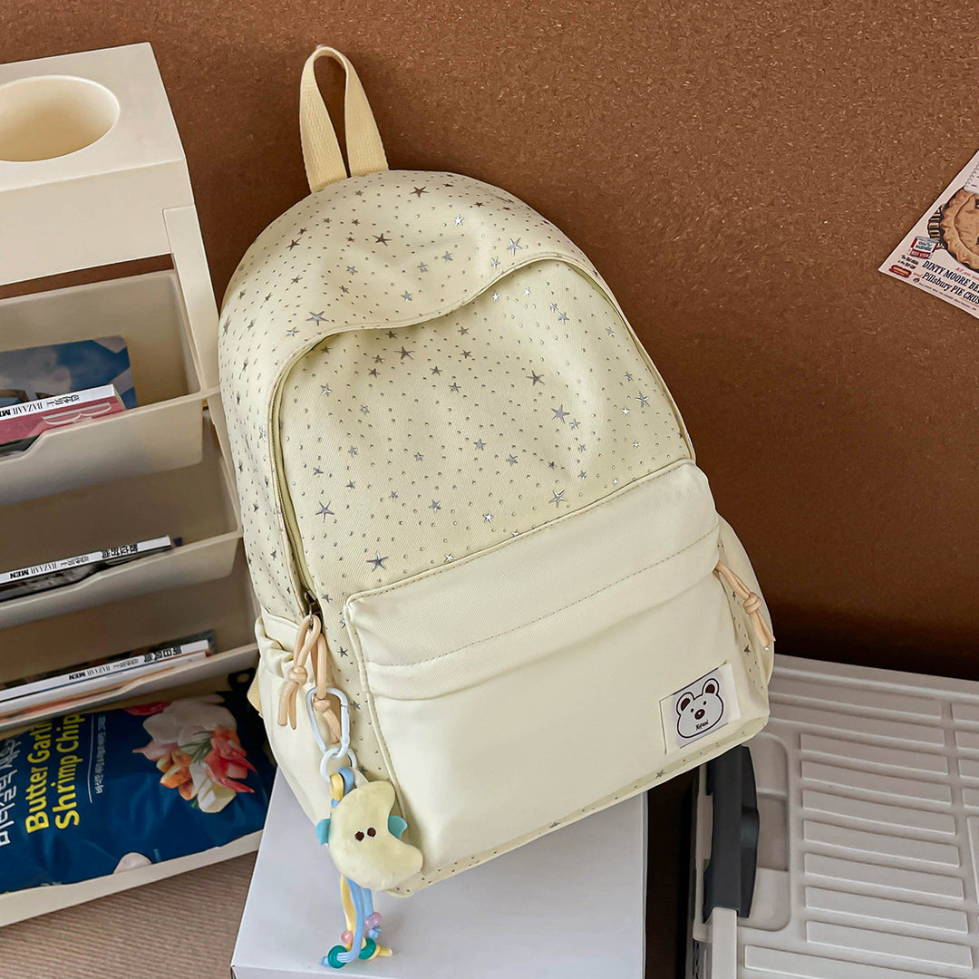 Star-Embellished Everyday Backpack Stornfield