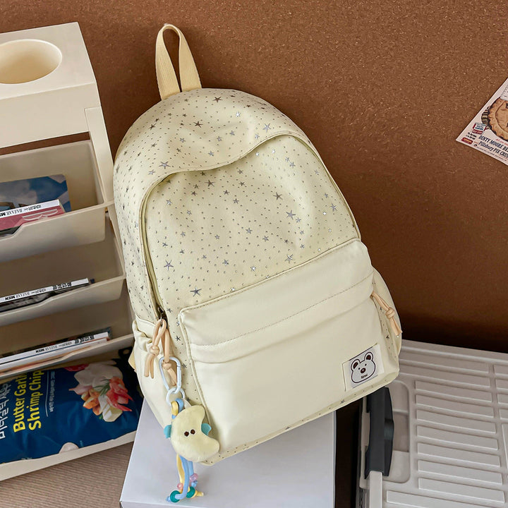 Star-Embellished Everyday Backpack Stornfield