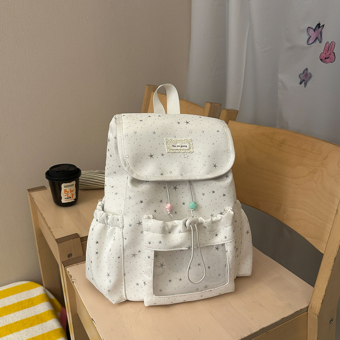 Fun Star-Embellished Mini Backpack Stornfield