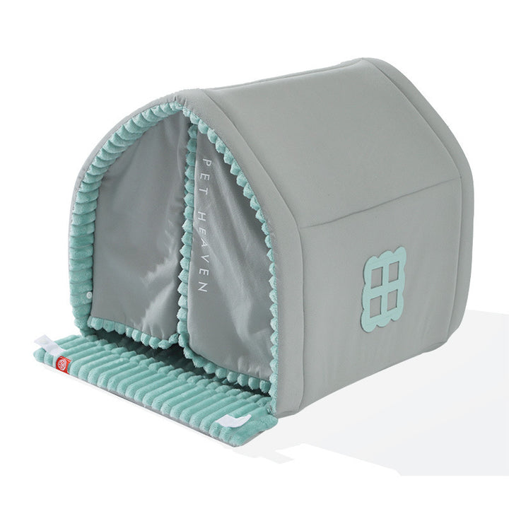 Cozy Enclosed  House  Dog Bed