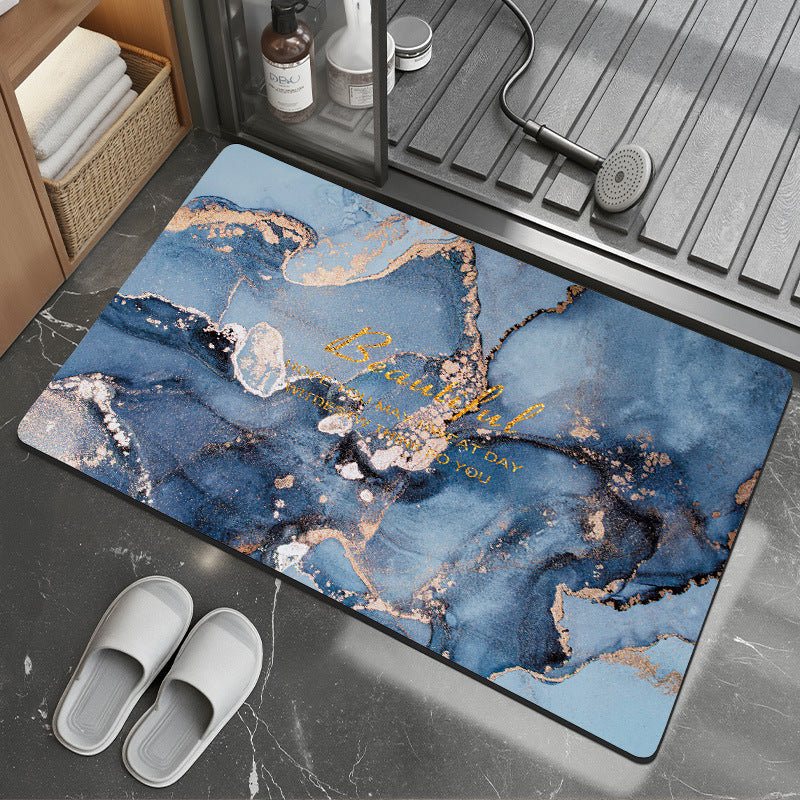 Floral Art Bathroom Mat Stornfield