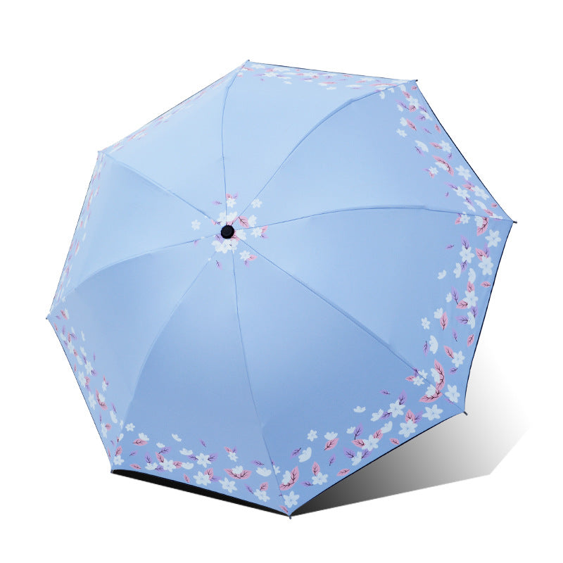 Women's Foldable Umbrella with Floral Finishes Stornfield