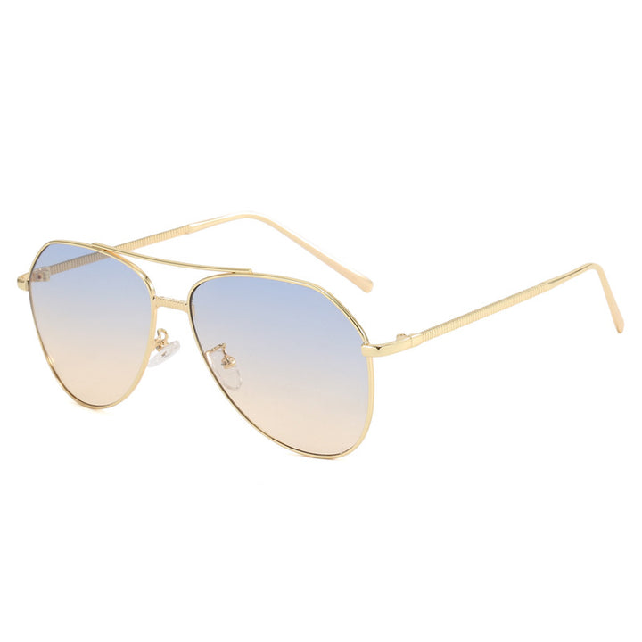 Ladies trendy aviator sunglasses with subtle gradient Stornfield