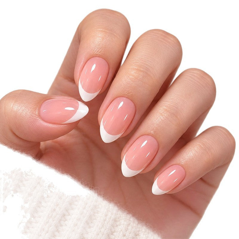 Elegant French Tip Nail Art Extensions Stornfield 1789915249
