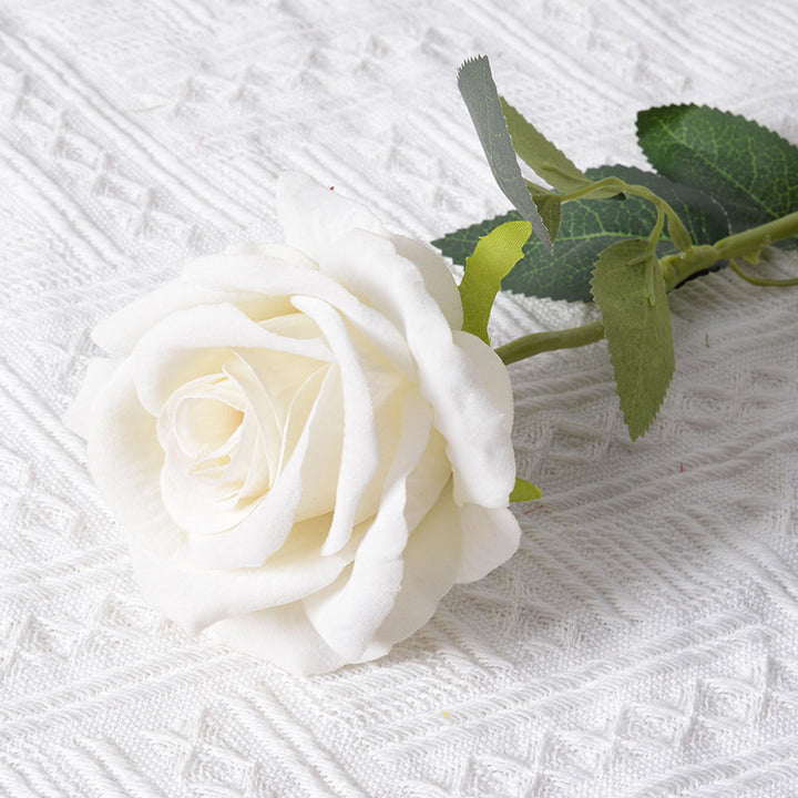 Realistic Silk Rose Decoration