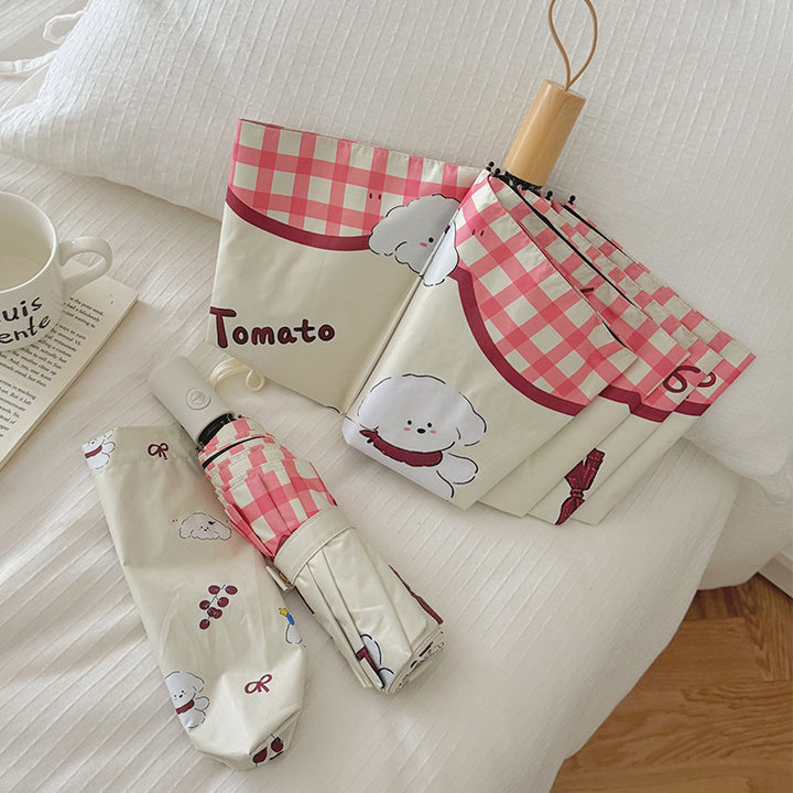 Women's Foldable Umbrella with Adorable Animal Design Stornfield