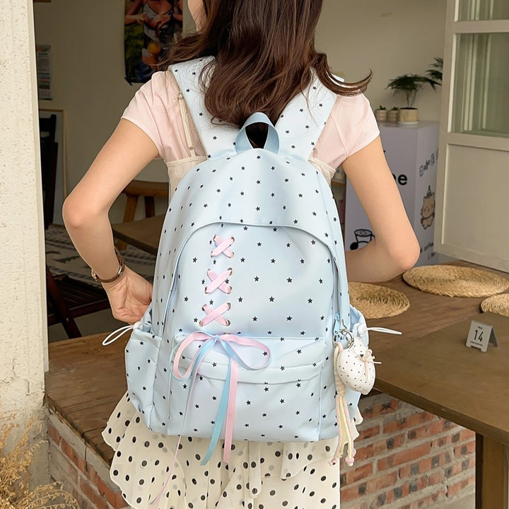 Charming Star-Embellished Backpack Stornfield