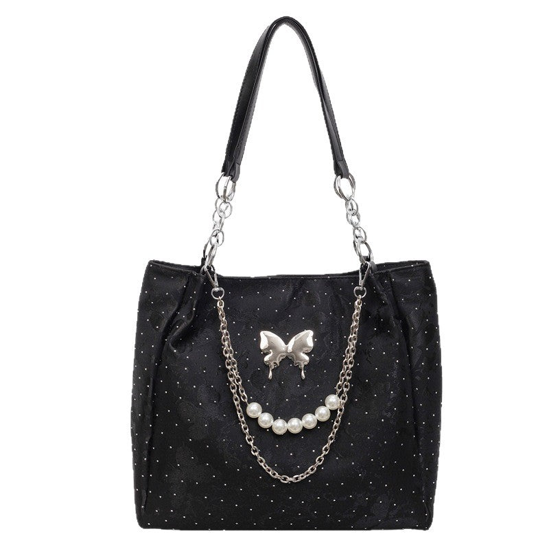Elegant Pearl-Detail Handbag Stornfield