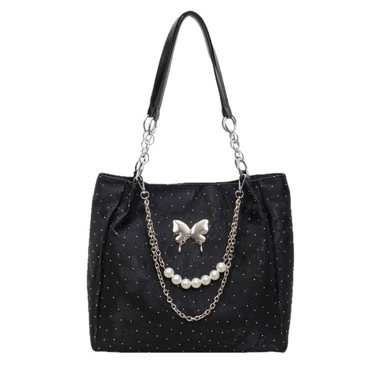 Elegant Pearl-Detail Handbag Stornfield