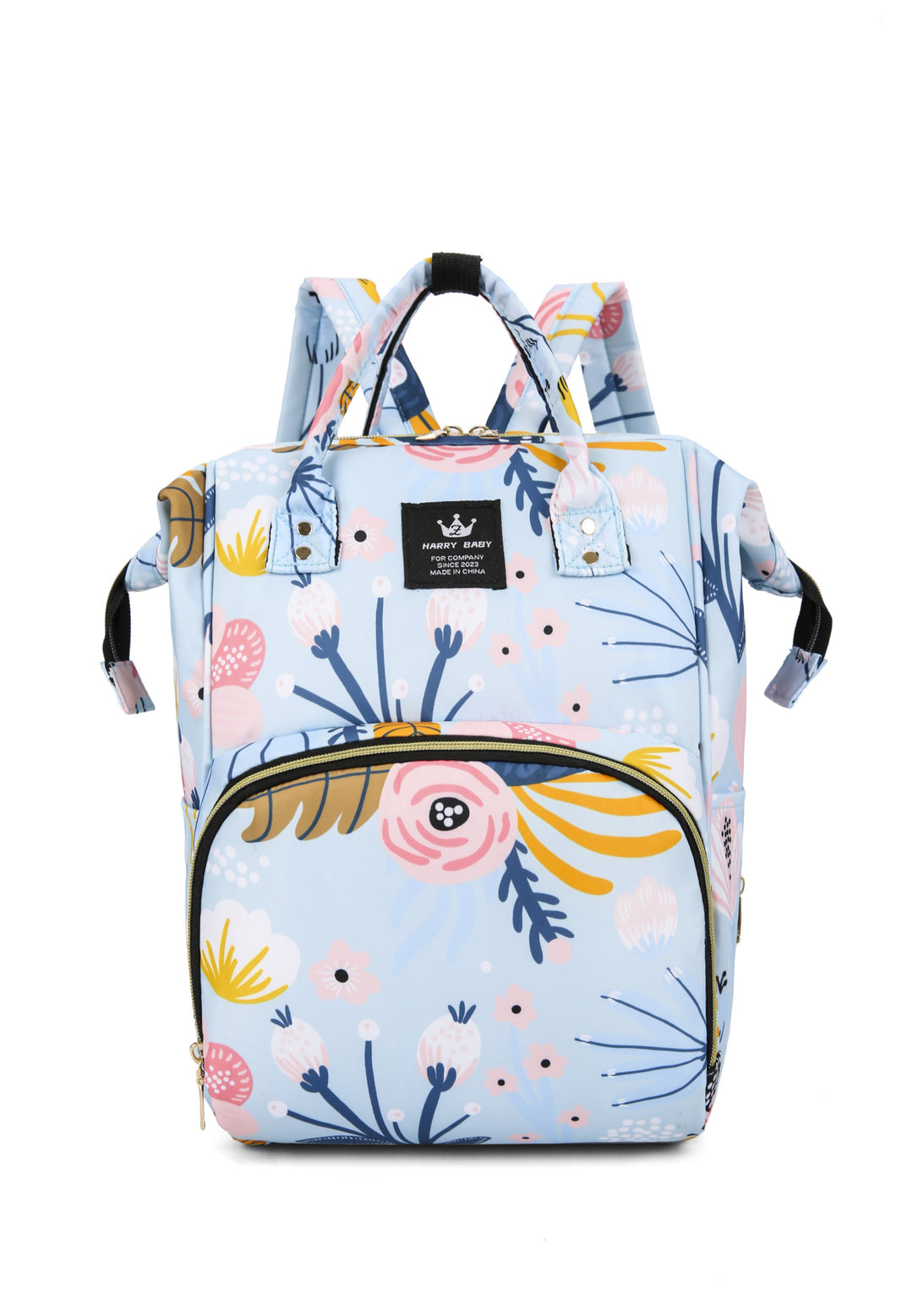 Stylish Floral Patterned Baby Care Backpack Stornfield