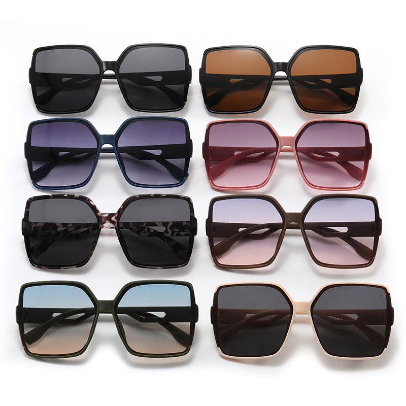 Ladies Oversized Sunglasses with striking angular design Stornfield
