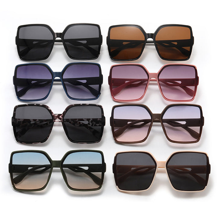 Ladies Oversized Sunglasses with striking angular design Stornfield