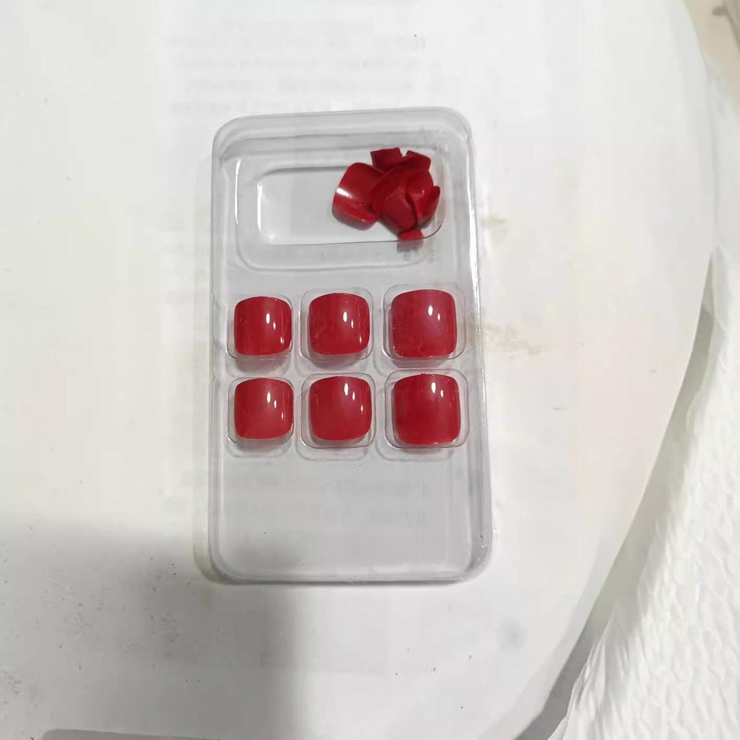 Premium Smooth Square Press-On Nail Set Stornfield