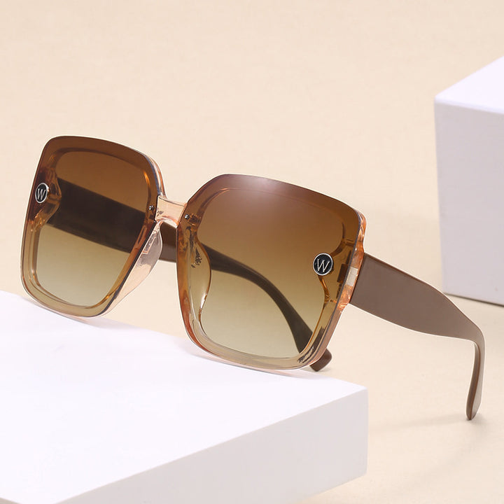 Women's fashionable square sunglasses with extravagant design Stornfield