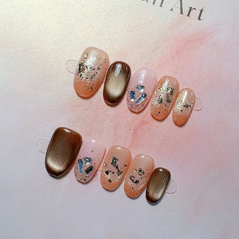 Elegant French Tip Press On Nails Stornfield