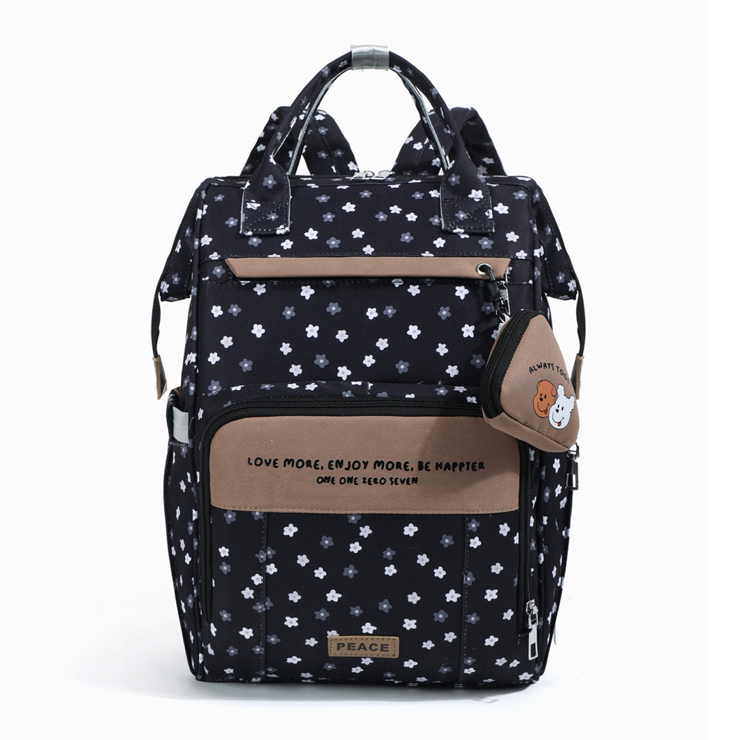 Chic Floral Print Multi-Functional Backpack Stornfield