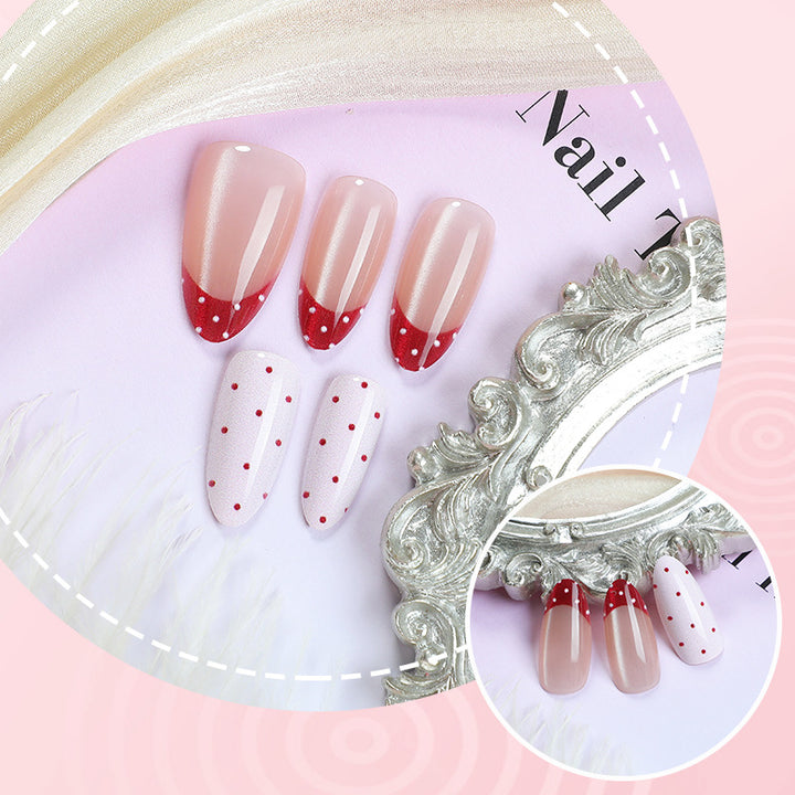 Playful Polka Dot Press-On Nail Set Stornfield