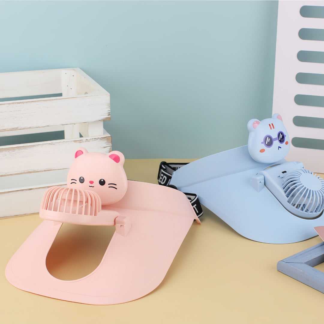 Women's Portable Handheld Fan with Panda Design Stornfield