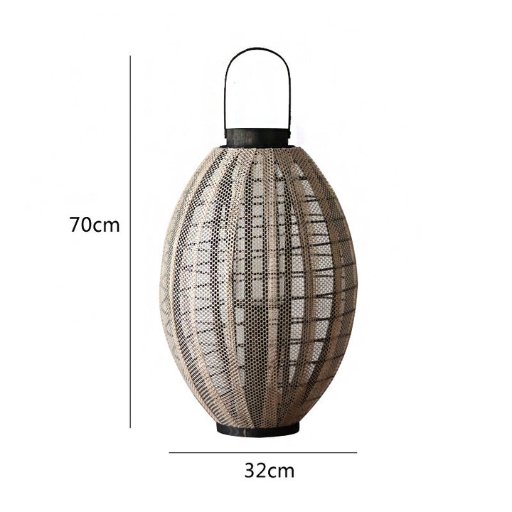 Elegant lantern with metal grid Stornfield