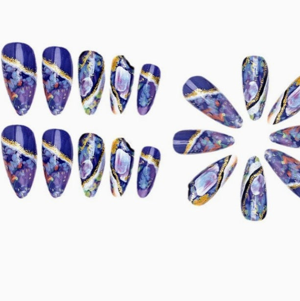 Artistic Gemstone Nail Art Stornfield