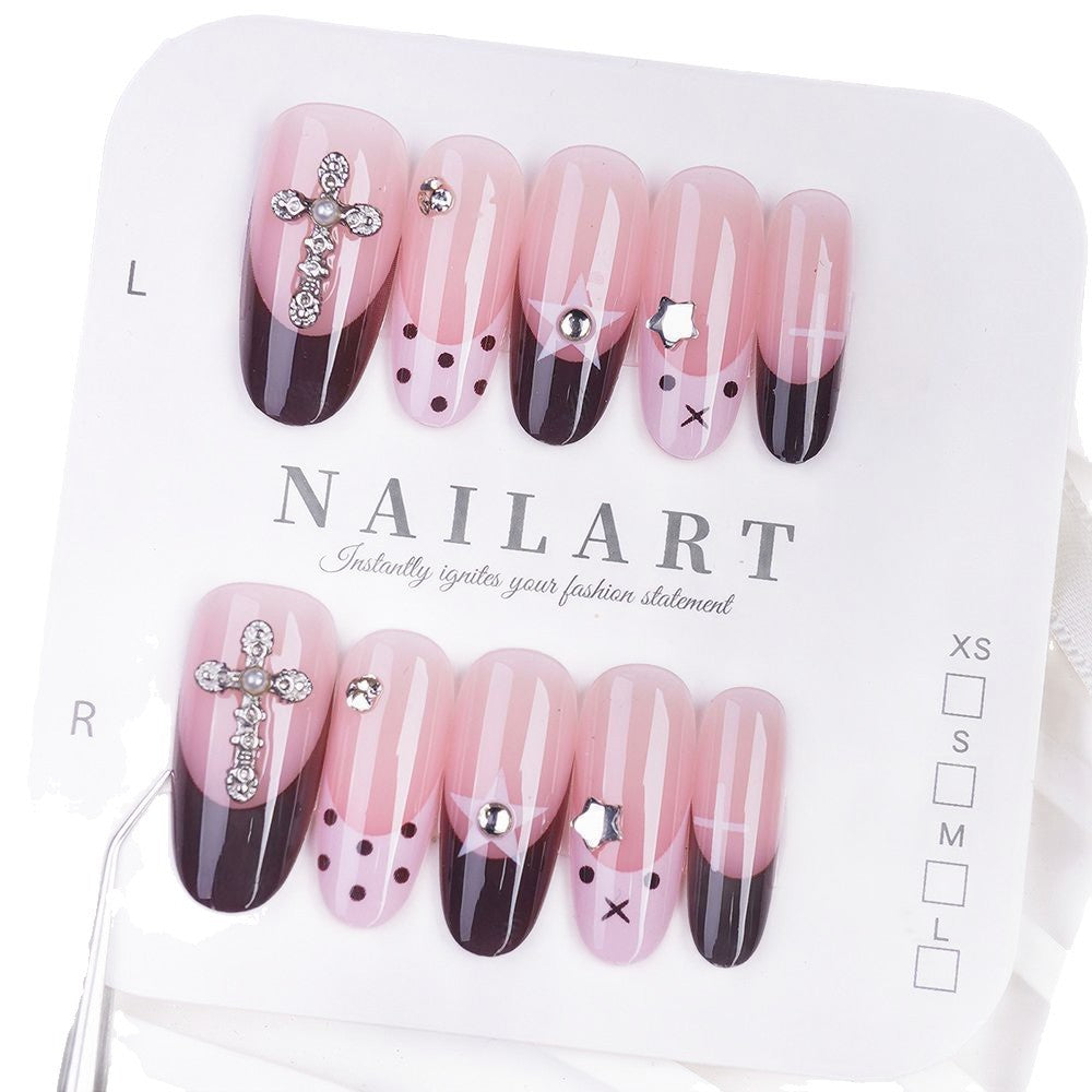 Artificial nails with decorative 3D designs Stornfield