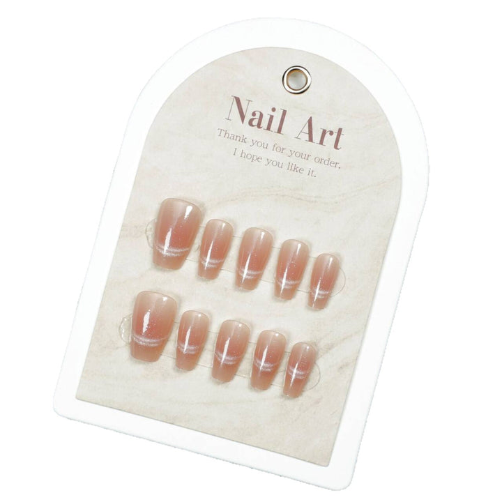 Premium French Tip Press-On Nail Extensions Stornfield