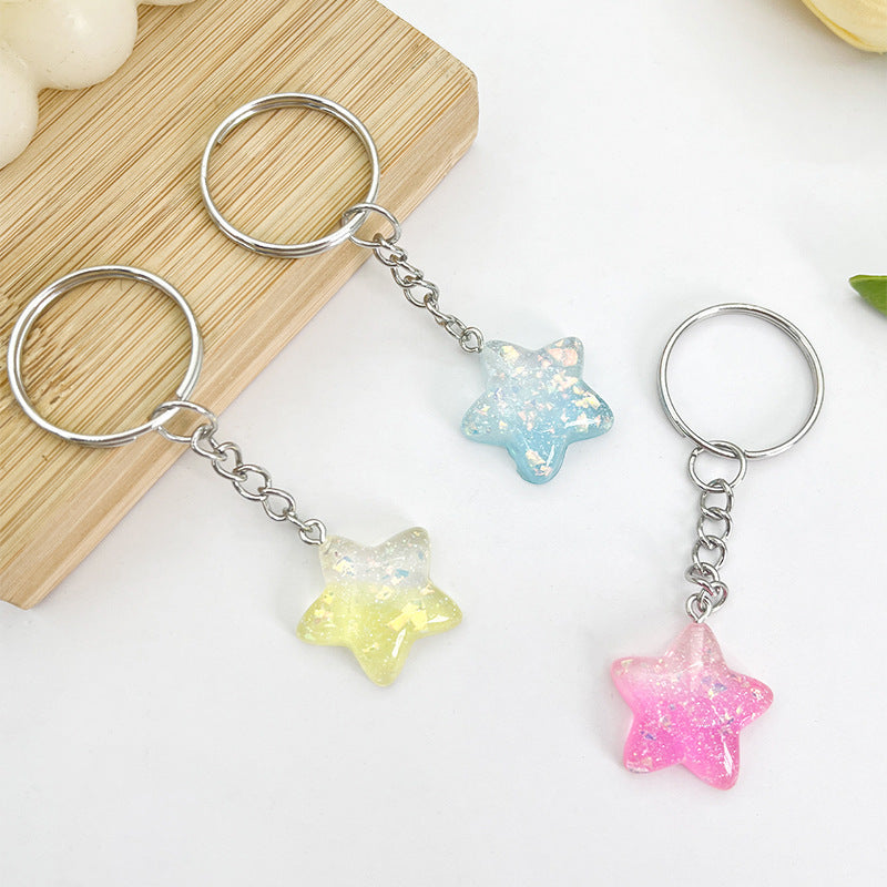 Star-Shaped Acrylic Keychain Stornfield