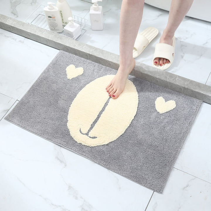 Cat-Themed Memory Foam Bath Mat for Bathroom