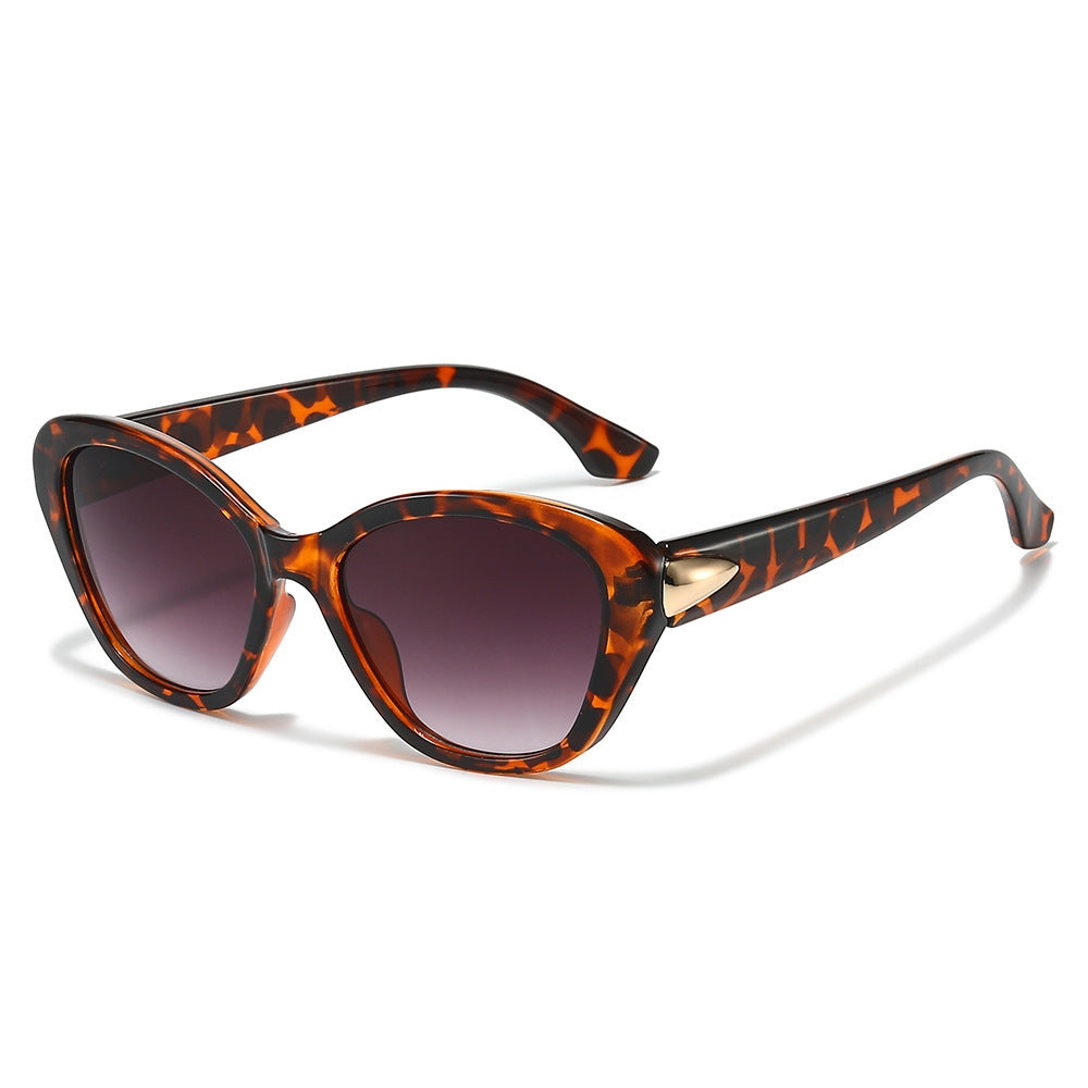 Stylish Cat-Eye Sunglasses with Elegant Gold Detail Stornfield
