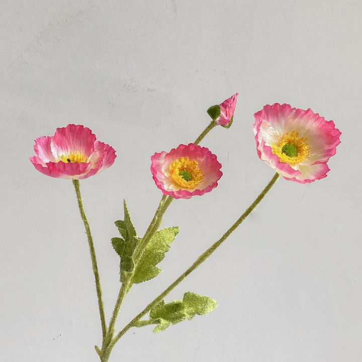 Realistic Decorative Ranunculus Stem