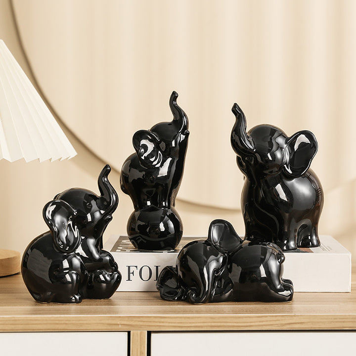 Playful and elegant elephant decorative figure Stornfield