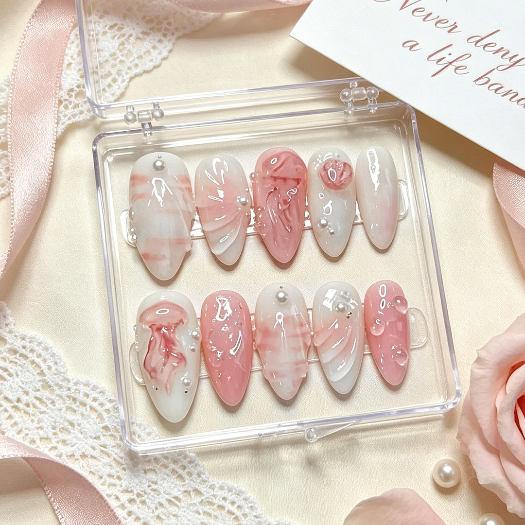 Artistic Press-On Nail Set 1790736333