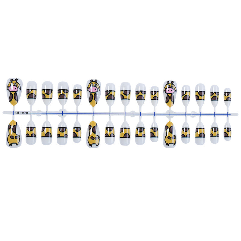 Creative Animal-Themed Press-On Nail Set Stornfield
