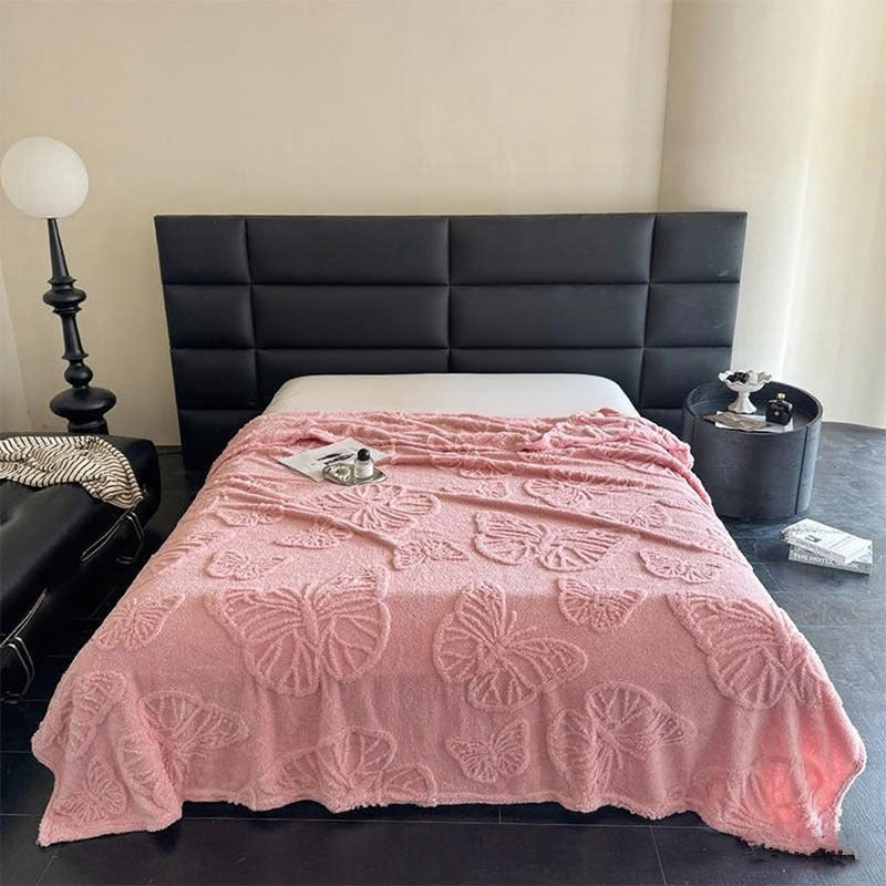 Ladies Luxurious Bedspread with Butterfly Pattern Stornfield