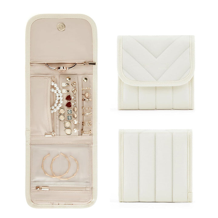 Jewelry organizer with versatile compartment layout Stornfield
