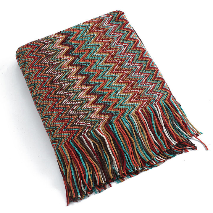 Cozy Knit Throw Blanket