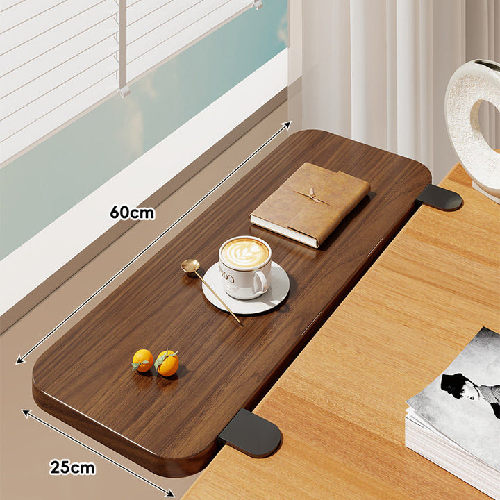 Clamp-On Window Sill Desk Extension Shelf
