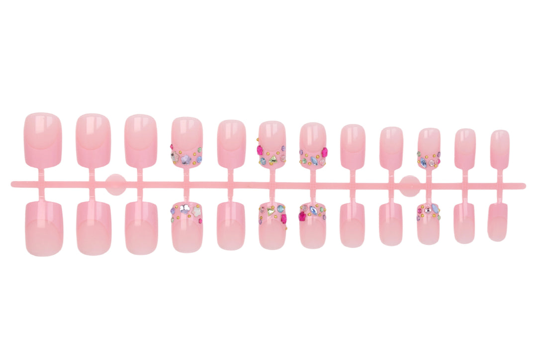 Nail art set with sparkling decorative elements Stornfield