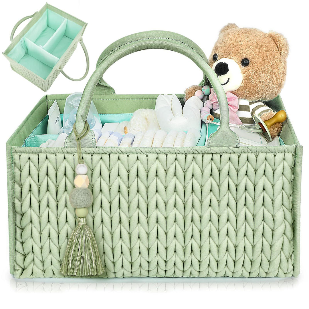Women decorative wrap basket with removable compartments Stornfield