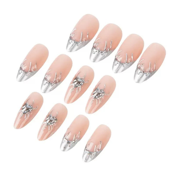Creative Nail Art with Stylish Metallic Finish Stornfield