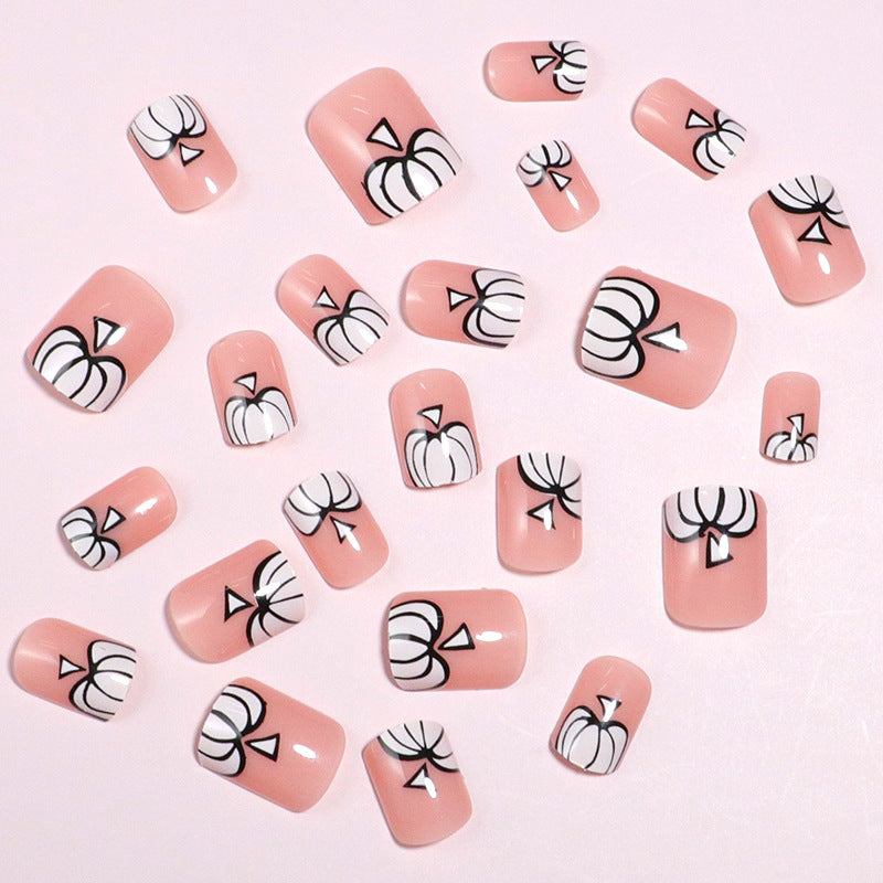 Artistic Halloween-Themed Press-On Nail Set Stornfield 1787225300