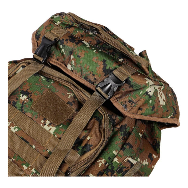 Tactical backpack with modular compartments and breathable back Stornfield