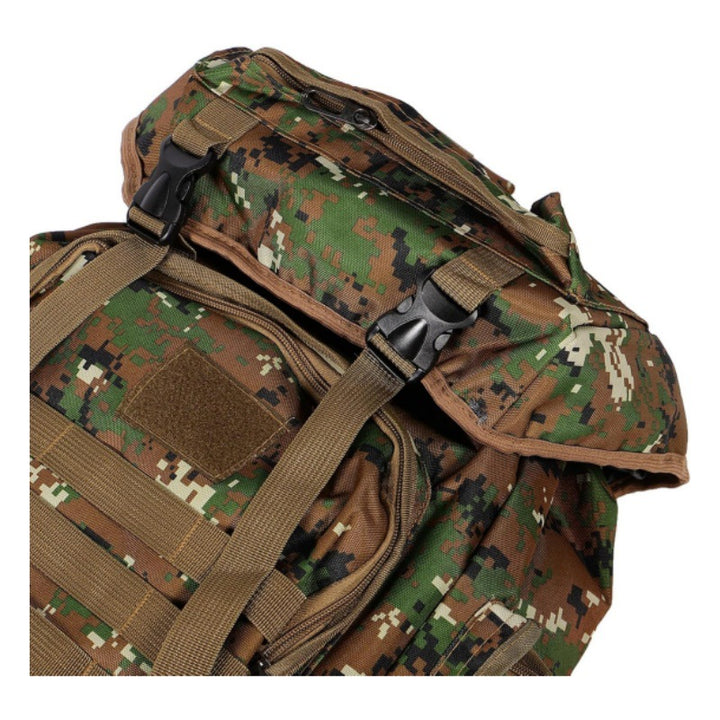 Tactical backpack with modular compartments and breathable back Stornfield