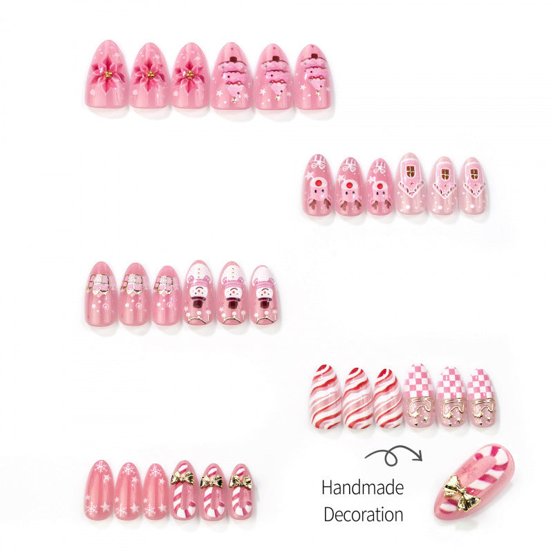 Holiday-Themed Press-On Nail Art Set
