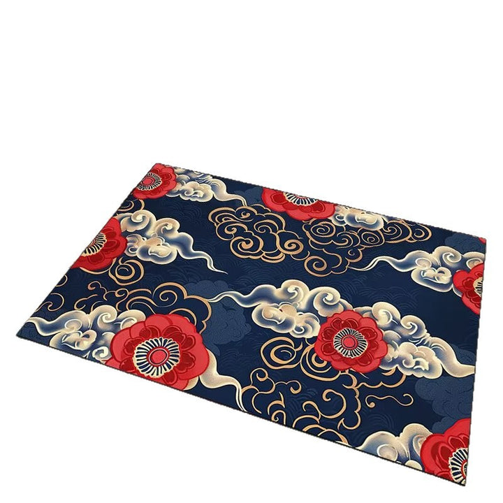 Elegant Cloud Motif Area Mat Stornfield