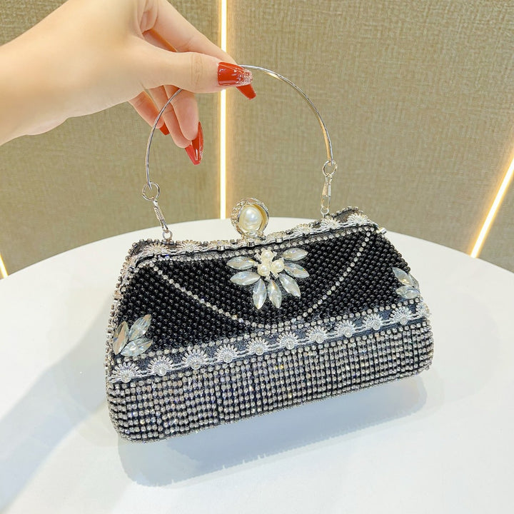 Beaded Evening Shoulder Bag