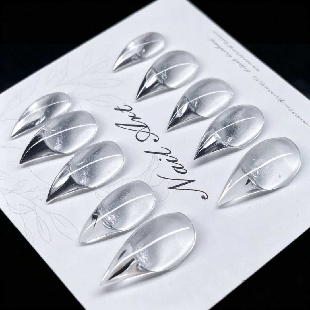 Glossy Stiletto Nail Tips
